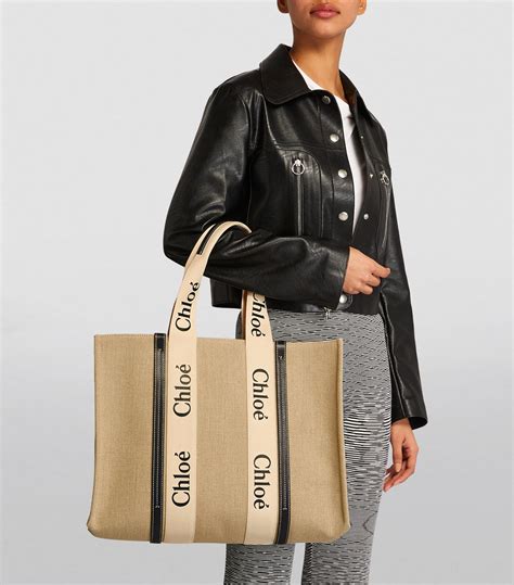 chloe woody tote dupe|chloe woody tote bag large.